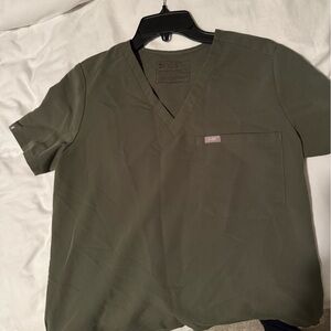 FIGS Moss Catarina Scrub Top